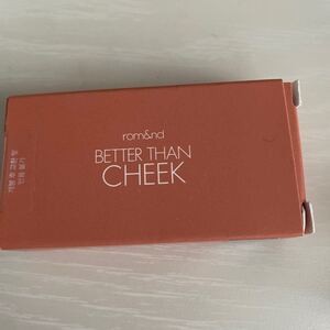 ロムアンド 皮脂を抑えて毛穴をカバー better than cheek blusher 韓国コスメ cherry chip