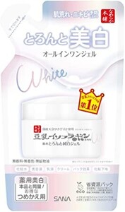なめらか本舗 とろんと濃ジェル 薬用美白 N オールインワン つめかえ用