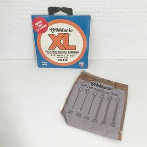 refle● ①ダダリオ エレキギター 弦？　XL EXL110 未使用品