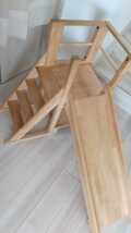 木製滑り台 すべり台 中古品 手作り木工房mooq コーナータイプ_画像2