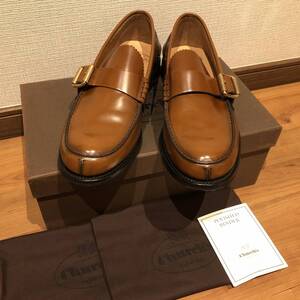 チャーチのBARCOMBE/バルコンベ(シングルストラップローファー)・8.0 F・ブラウン(茶色)
