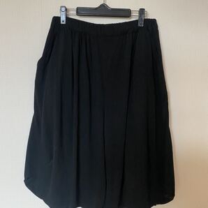 美品◆フラボア FRAPBOIS天竺パンツ◆キュロット◆スカートパンツ◆ガウチョ◆黒