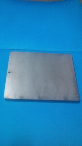 バーベキュー 10ミリ厚×210ミリ×240ミリ/角丸穴有り鉄板/焼肉/コンロ//焚火台/DIY/BBQ/テント//パンケーキ/お好み焼き/薪/ホットケーキ/