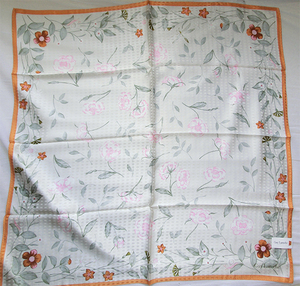  dead stock gila Rossi . scarf Guy Laroche orange light gray * several sheets successful bid . postage . amount does 