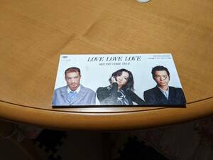 ドリームカムズトゥルー　LOVE LOVE LOVE/嵐がくる　レンタル落ち　８㎝シングル