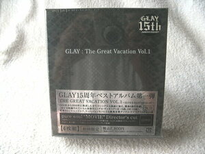 ★未開封★ GLAY 【The Great Vacation Vol.1】 初回盤：3CD+DVD 