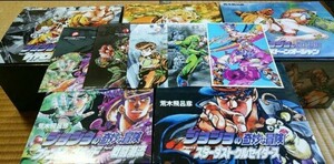 ジョジョの奇妙な冒険 文庫本 1部~6部セット アートプレート&大阪会場限定フライヤー