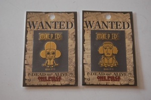 J ワンピース　彩蒔絵シール　青キジ　イナズマ　2枚セット　WANTED