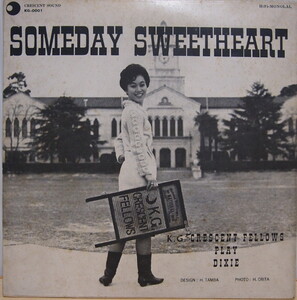 即決 7999円 稀少 10インチ JAZZ K.G. CRESCENT FELLOWS / SOMEDAY SWEETHEART サムデイ・スイートハート 和ジャズ