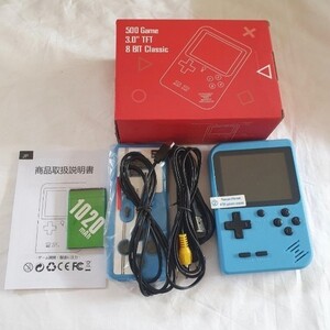 新品 500 Game 3.0"TFT 8 BIT Classic 携帯ゲーム 3.0インチ