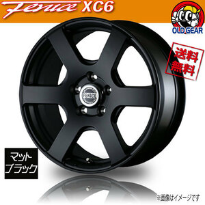 ホイール新品 1本のみ ドゥオール フェニーチェ クロス XC6 マットブラック 16インチ 5H114.3 7J+38 業販4本購入で送料無料 RAV4