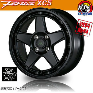 ホイール新品 1本のみ ドゥオール フェニーチェ クロス XC5 マットブラックミルド 16インチ 6H139.7 6.5J+38 業販4本購入で送料無料