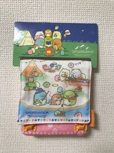 すみっコぐらし マルチポケット ポケットポーチ クリップポーチ ピンク色 キャンプ柄