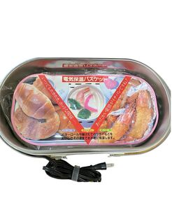 【新品保管品】 ツインバード 電気保温バスケット HB-80型 昭和レトロ