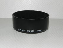 Canon キヤノン レンズ フード BW-52a_画像1