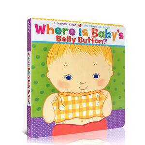 Where is baby's Belly Button 英語仕掛絵本 ボードブック