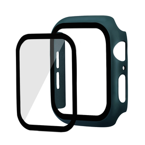  black Series1/Series2/Series3 38mm[ protective cover +. sand film ]Apple Watch for case Apple watch one body PC material s Club glass 