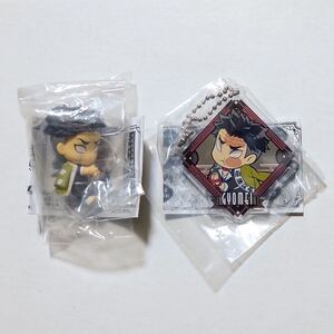 悲鳴嶼 行冥 鬼滅の刃 ハグコット3 ぴたでふぉめ アクリルキーホルダー 鬼殺隊 ガチャ 2点セット