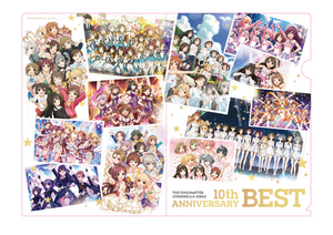 THE IDOLM@STER CINDERELLA GIRLS 10th ANNIVERSARY BEST 非売品 A5クリアファイル