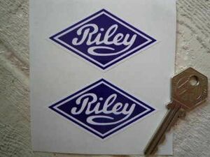 送料無料 ライレー Riley Diamond 75mm x2 ステッカー
