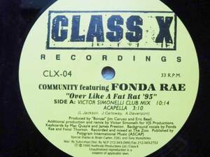 Community Featuring Fonda Rae/Over Like A Fat Rat '95/dr.x