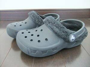 クロックス crocs キッズ ボア マンモス C12/13 18.5cm 中古