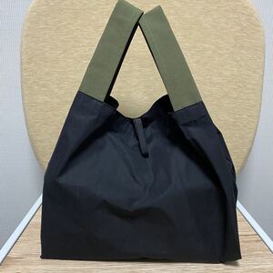エコバッグ ハンドメイド コンビニ お弁当 折りたたみ ナイロン撥水 コンパクト
