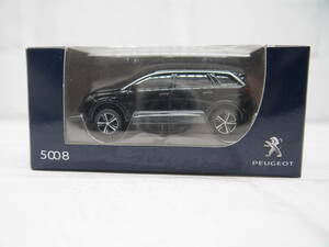 1/64　ミニカー　プジョー　PEUGEOT　5008　2016　ブラック 　ノレブ　非売品　カラーサンプル