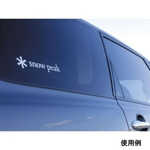 スノーピーク snowpeak アスタリスク NV-006 白切文字 ステッカー