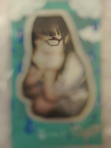 水色水槽のイラストチェキ