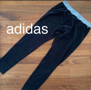 adidas Lフリース タイツ スポーツタイツ メンズ インナー レギンス ボトムス 保温タイツ スパッツ ロングタイツ