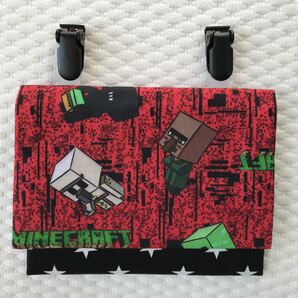 移動ポケット(クリップ付き)マイクラ柄