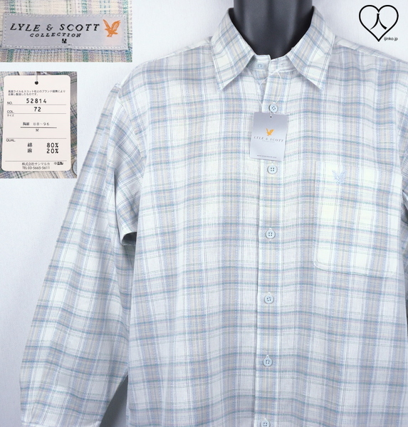 《郵送無料》■Ijinko◆新品☆LYLE&SCOTT（ライルアンドスコット） M サイズ長袖シャツ