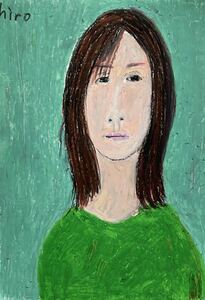 Art hand Auction Illustrator hiro C I Need Lover, artwork, painting, pastel painting, crayon drawing