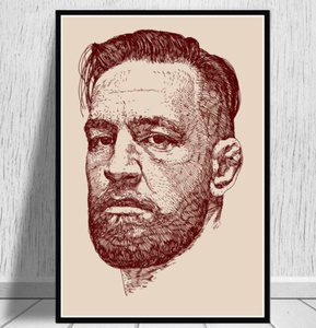 【最安保証】C813 Conor mcgregor　コナー・マクレガー　アートキャンバスポスター　ポップアート　50×70cm　インテリア 海外輸入　B