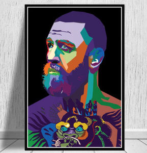 【最安保証】C817 Conor mcgregor　コナー・マクレガー　アートキャンバスポスター　ポップアート　50×70cm　インテリア 海外輸入　F