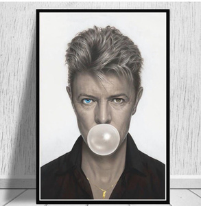 【最安保証】C848 David Bowie デヴィッド・ボウイ　キャンパスアートポスター　50×70cm インテリア　海外製　枠なし　B