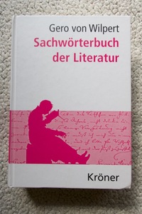 Sachwoerterbuch der Literatur/ Gero Von Wilpert著 洋書ドイツ語☆