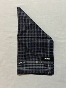 【正規品】 DKNY / ダナ・キャラン ハンカチ　未使用品　ブラック　 #dbt-5693
