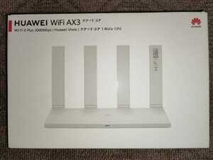 送料無料 中古美品 HUAWEI WiFi AX3 無線LANルーター WS7200 1.4GHz クアッドコアCPU Wi-Fi6 Plus 3000Mbps ファーウェイ ホワイト