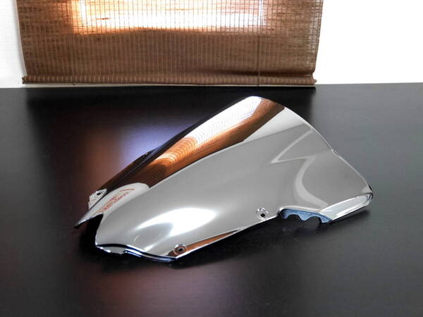 即納可【送料無料】新品YZF-R6 13S 08-16 ダブルバブル クロームスクリーン シルバー ダーク2008 2009 2010 2011 2012 2013 2014 2015 2016