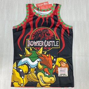 USA限定 【M】 Headgear Classics 限定アイテム 大魔王クッパ BowserCastle バスケシャツ タンクトップ スーパーマリオ NBA