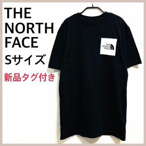 新品タグ付き☆THE NORTH FACEノースフェイス　ボックスロゴ半袖Tシャツ ブラック