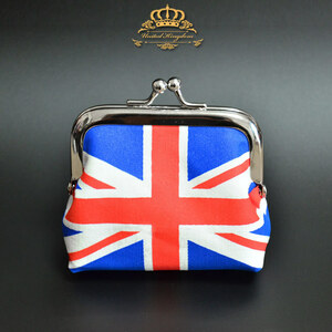 ◎United Kingdom◎ 英国旗(Union Jack)がま口 小銭入れ 新品送料無料