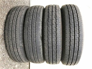 バリ山ラジアル 155/80R14 LT 88/86N DUNLOP SP175Lダンロップ 4本 PROBOX SUCCEED 160プロボックスサクシード OEM