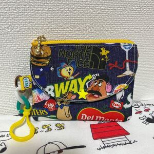 ハンドメイドポーチ ミニポーチ ハンドメイド 小銭入れ カード入れ カードケース アメキャラ