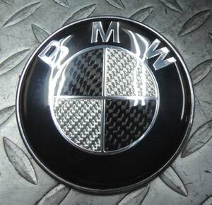 * [ free shipping ]BMW original regular goods emblem black / silver used / Monotone 51.14-8 203 864/FL 20 869