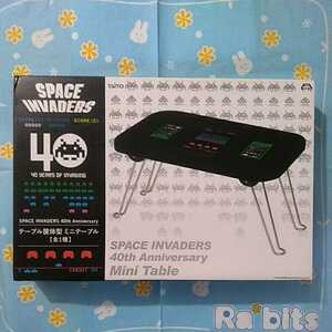 SPACE INVADERS 40th Anniversary テーブル筐体型 ミニテーブル スペースインベーダー 未開封新品 タイトー TAITO プライズ 非売品