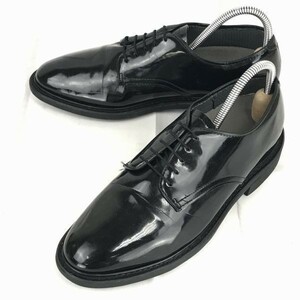  the US armed forces purveyor / Bay tsuBATES* service shoes / plain tu[26.0/ black ] Goodyear made law / Vibram sole / enamel processing *MD-18