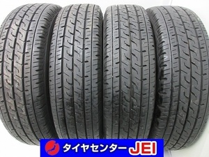 165-80R13 90/88N LR 9-8.5分山 ブリヂストン エコピアR710 2020年製 中古タイヤ【4本】送料無料(M13-9507）